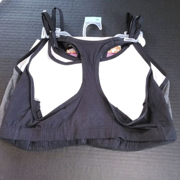 Women's 3 Pack Fruit of The Loom Racerback Bra's - Picture 5 of 6